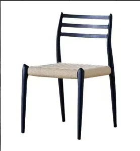HWL-DC-003 Ladder-Back Cord Dining Chair